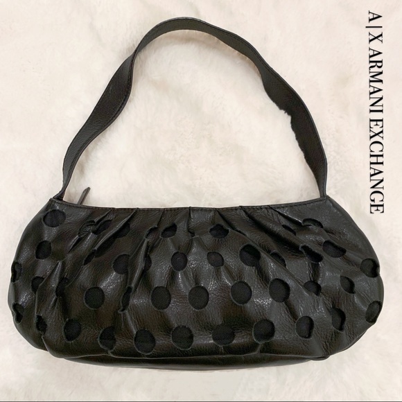 A|X Armani Exchange leather small hobo handbag - Picture 1 of 7